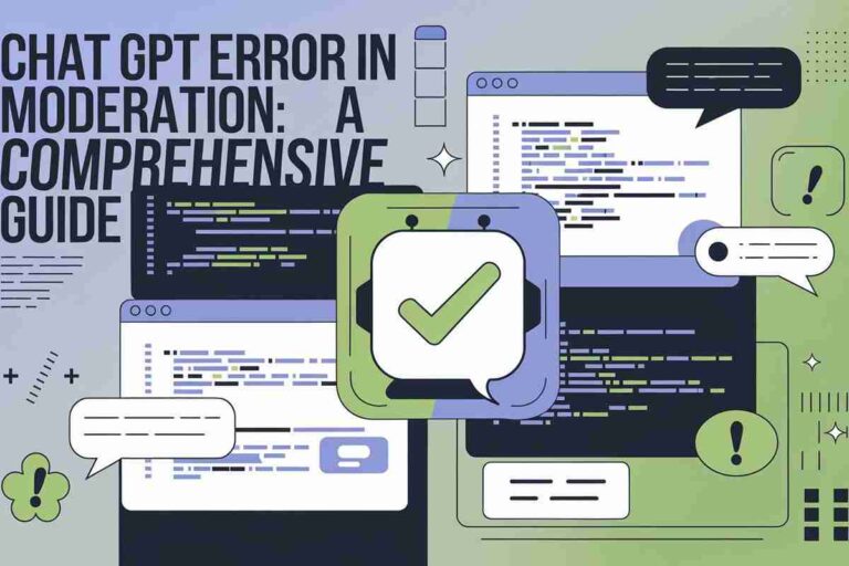 Chat GPT Error in Moderation