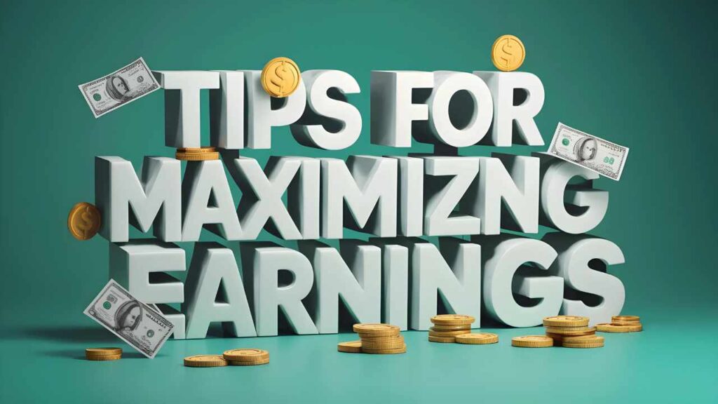 Tips for Maximizing Earnings