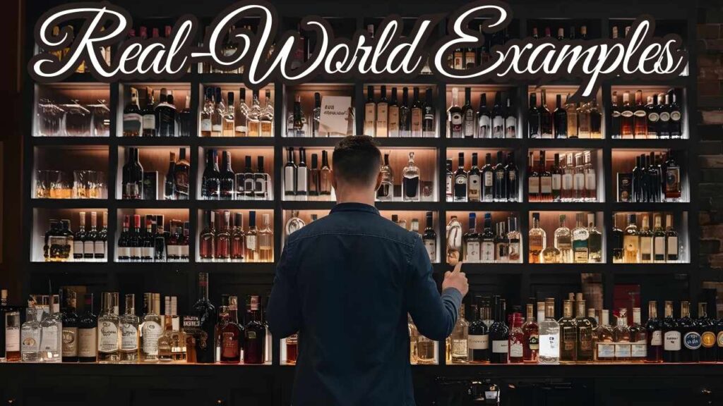 Real-World Examples liquor store social media