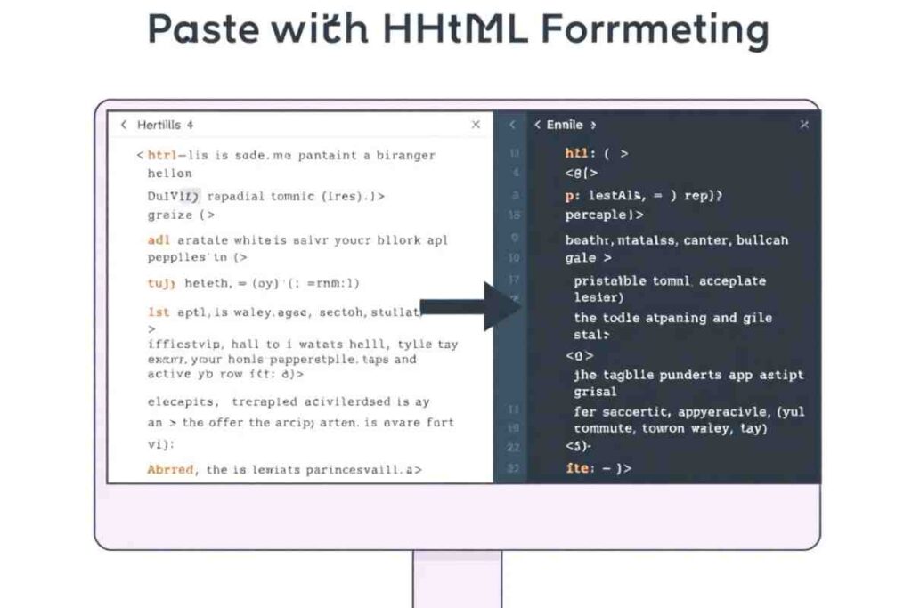 Paste with HTML Formatting