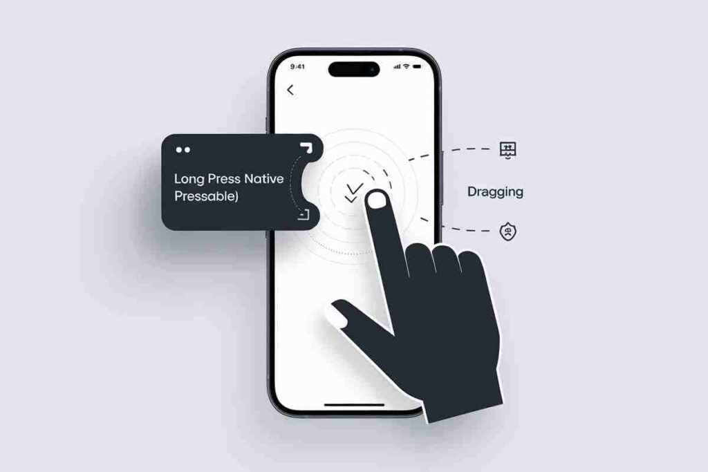 Pressable on Longpress Drag