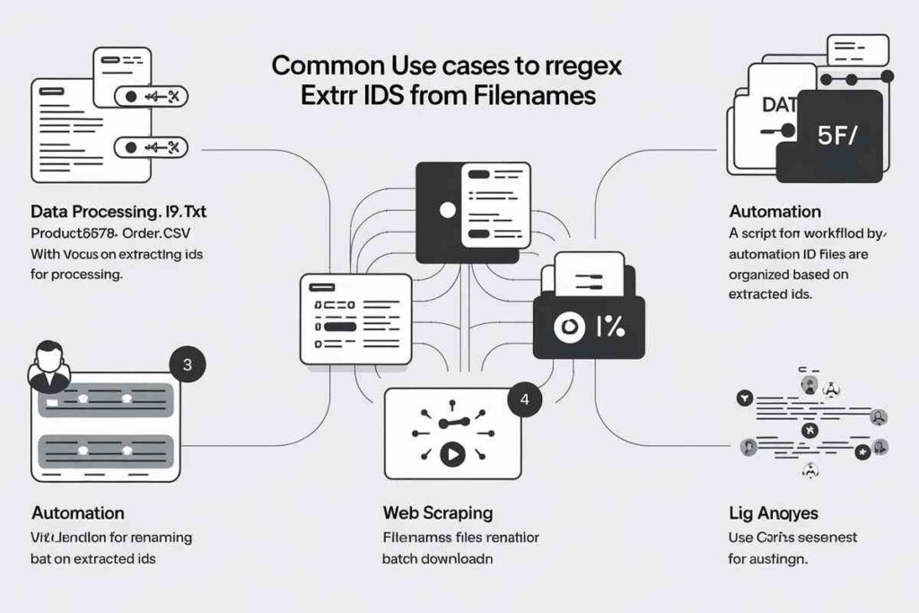 regex to extract id from filename