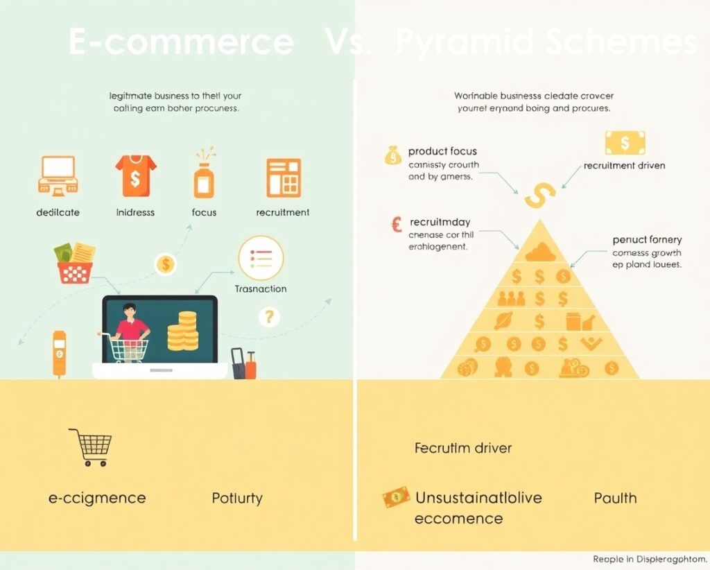 Is E-commerce a Pyramid Scheme