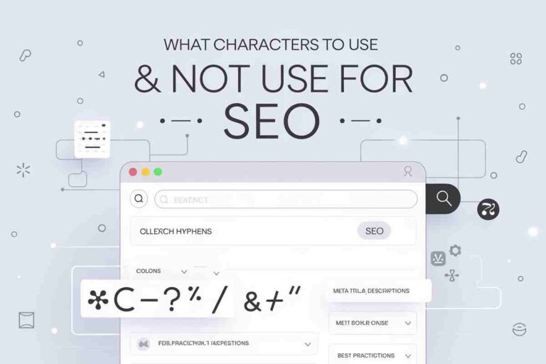 What Characters to Use & Not Use for SEO