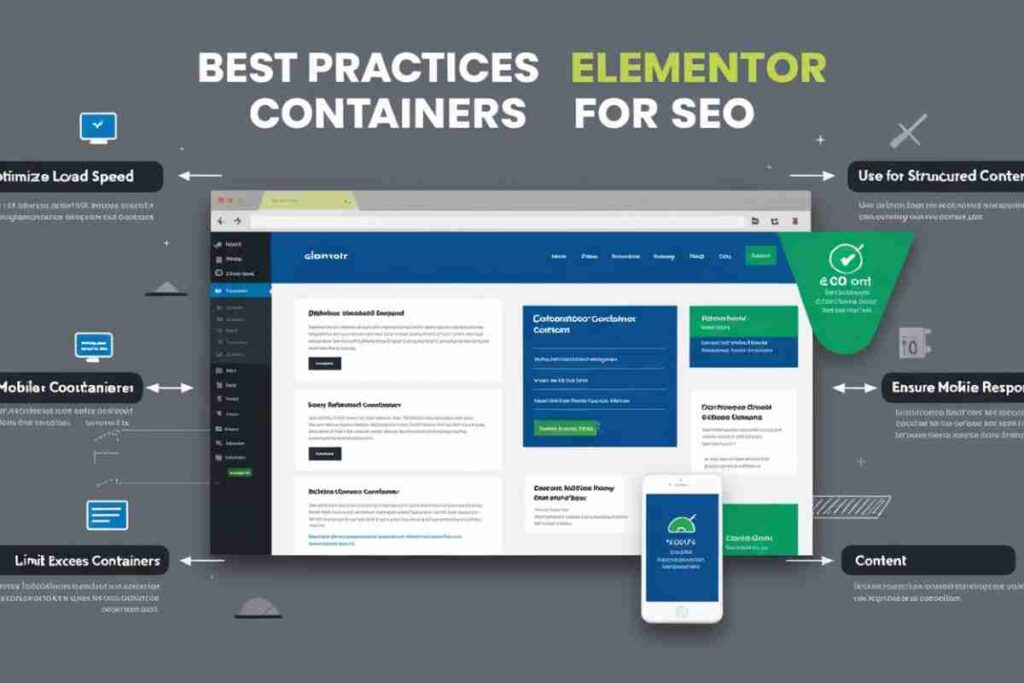 Does the number of elementor containers affect seo