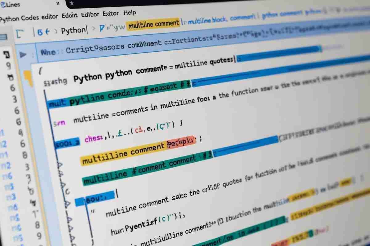 Python multiline comment comment multiple lines easily