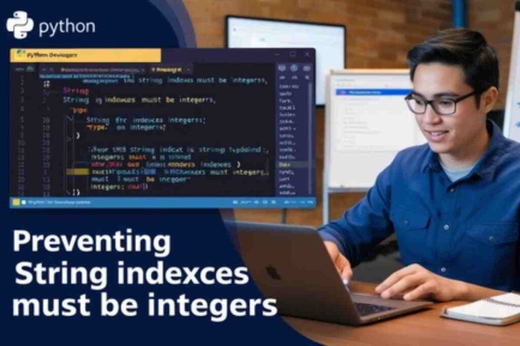 String indices must be integers