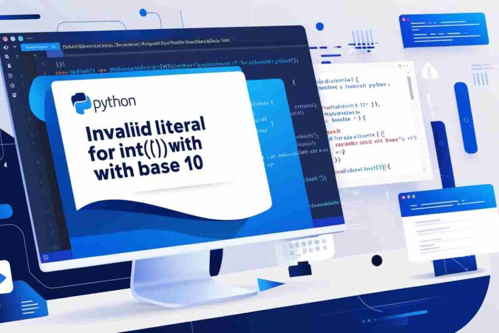 Invalid Literal for int() with Base 10