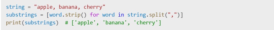 Python String Substring