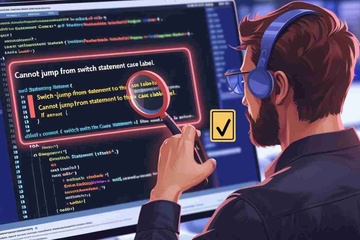 Cannot Jump from Switch Statement to This Case Label