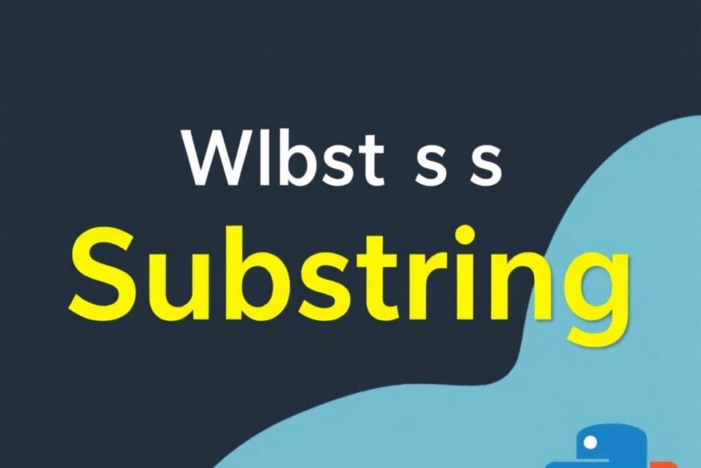 Python String Substring