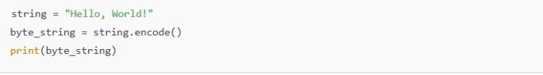 Python Convert String to Bytes | Methods, Encoding,Alternatives