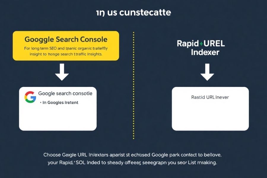 Google search console vs Rapid url indexer