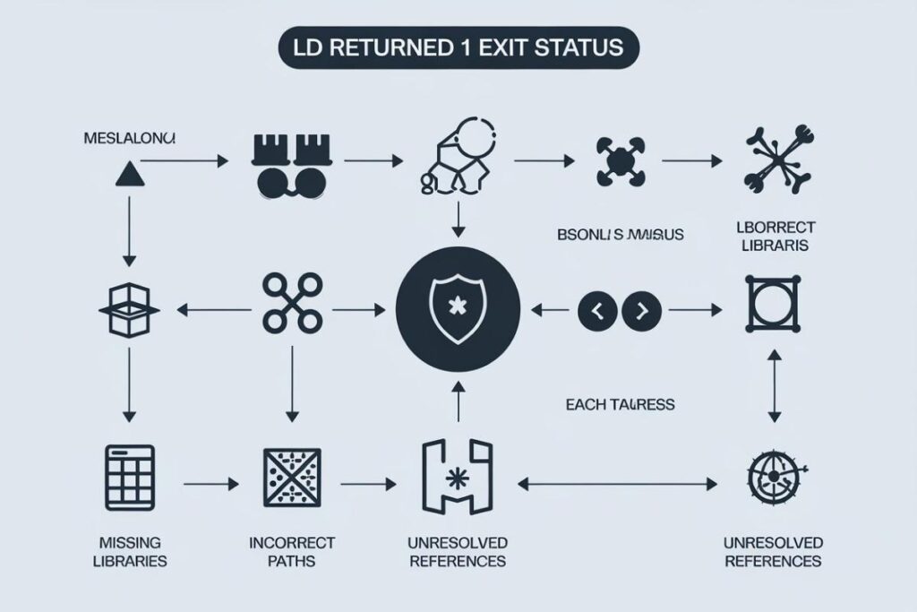 ld returned 1 exit status