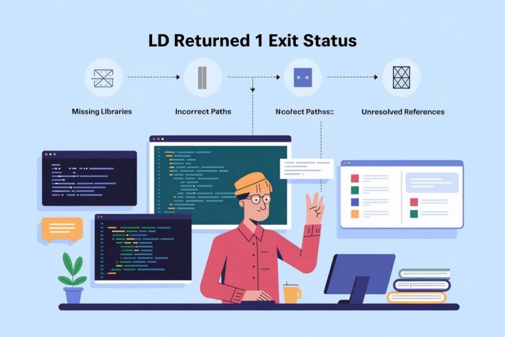 ld returned 1 exit status
