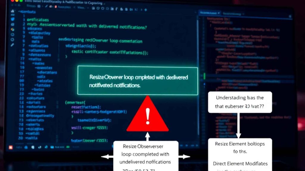 ResizeObserver Loop Completed with Undelivered Notifications 