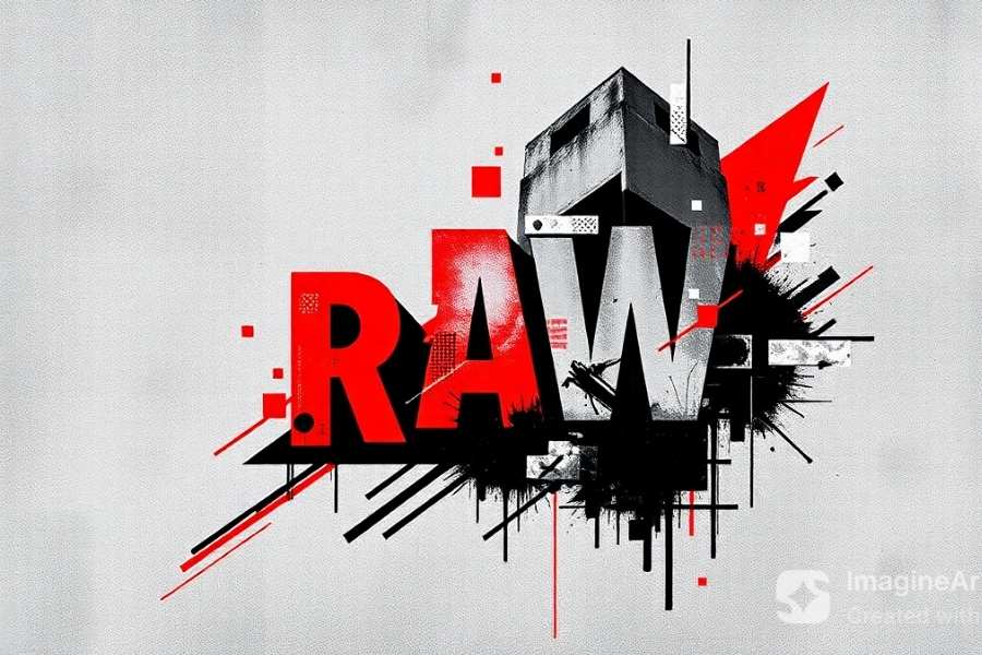 Brutalist graphic design