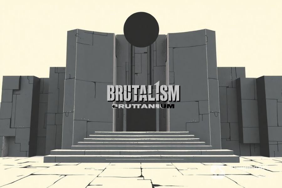 Brutalist graphic design