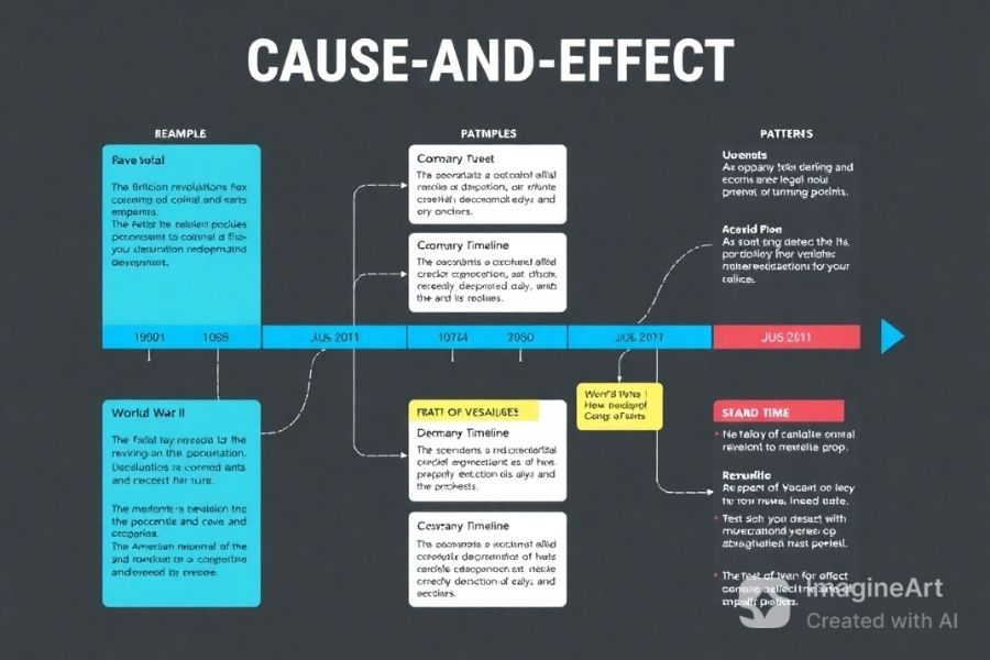 Explain Why a Timeline is Considered a Cause and Effect Graphic Organizer