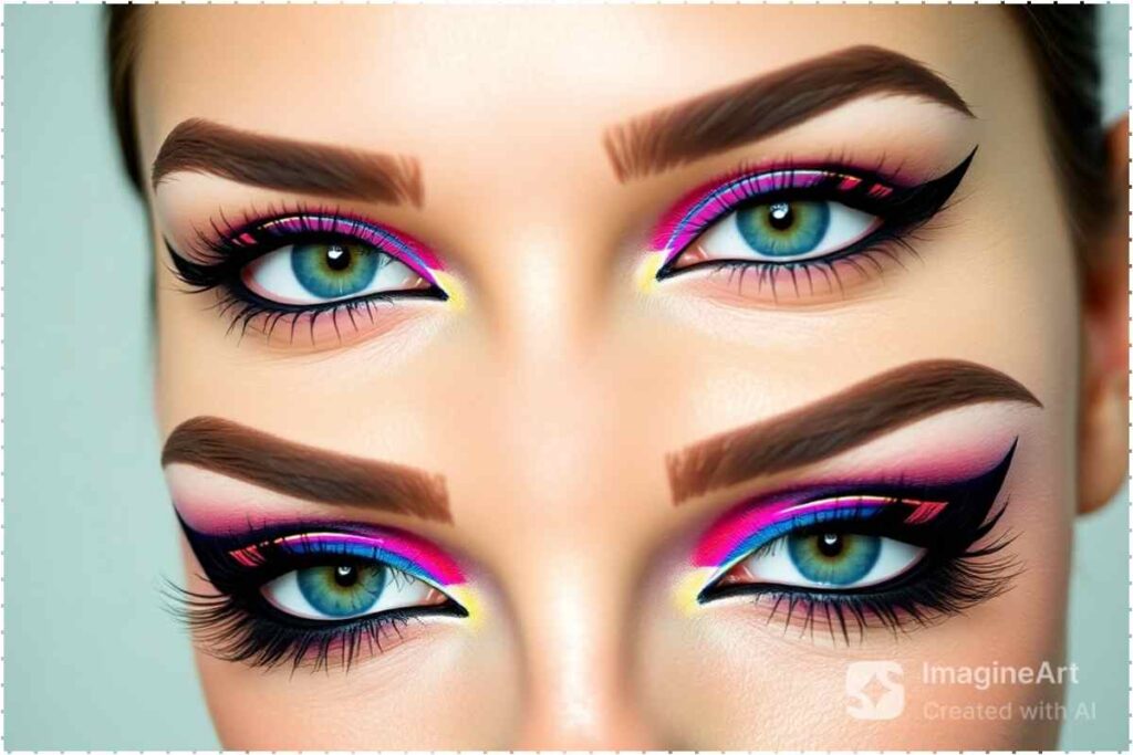 Graphic eyeliner looks