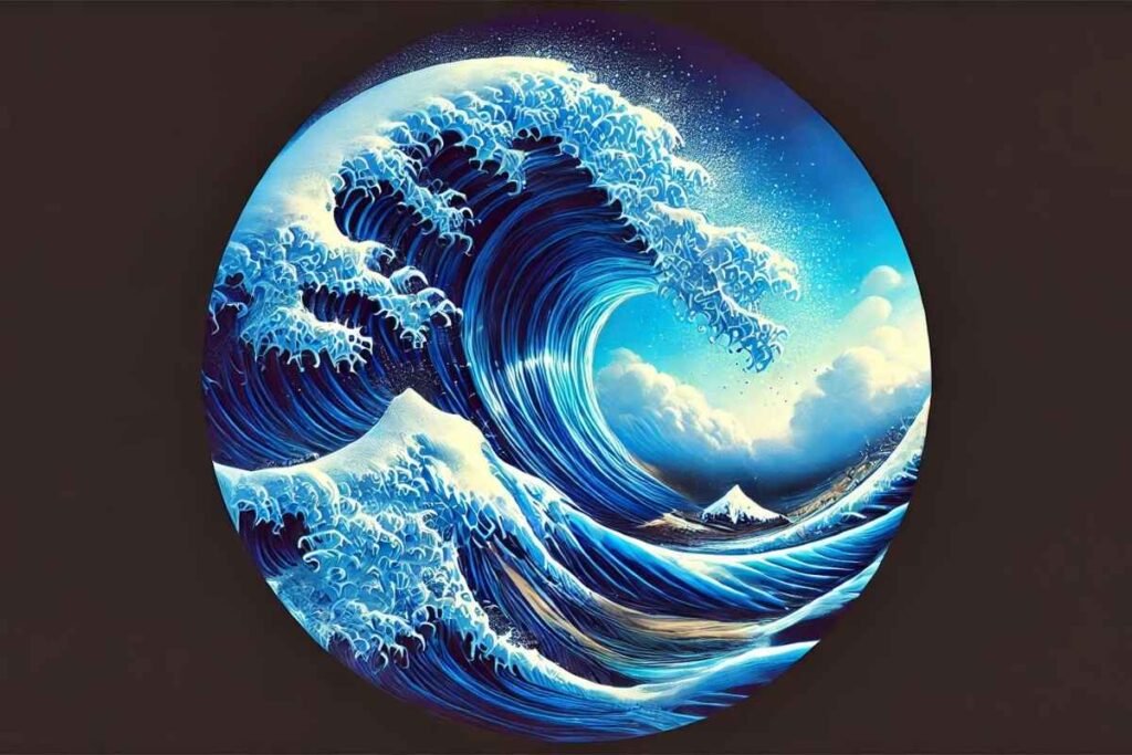 Wave graphic