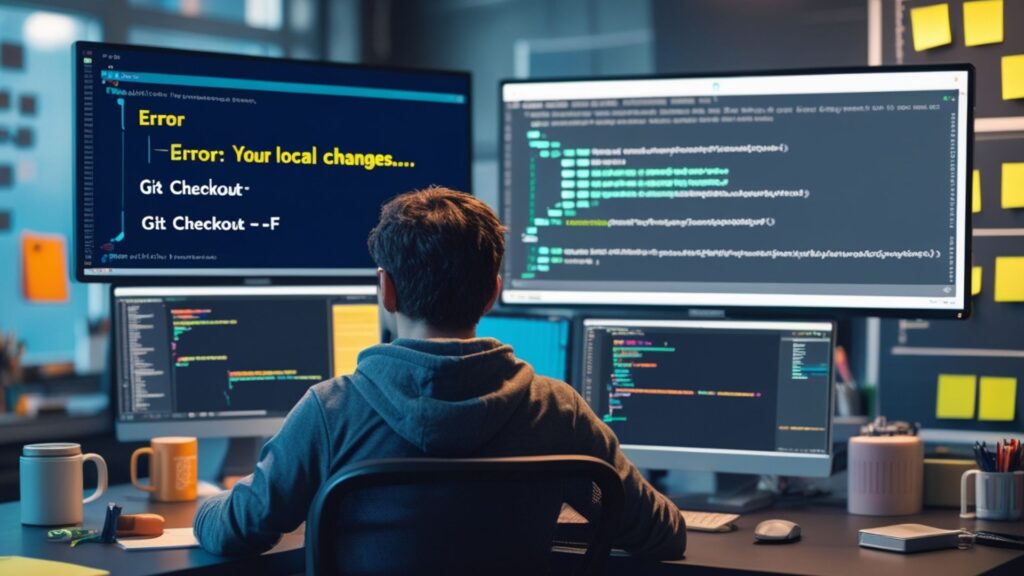 Git force checkout