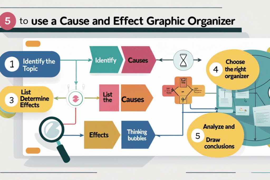Cause and effect graphic organizer