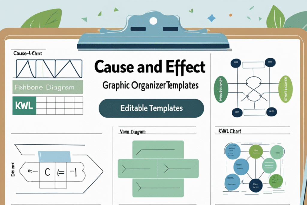 Cause and effect graphic organizer