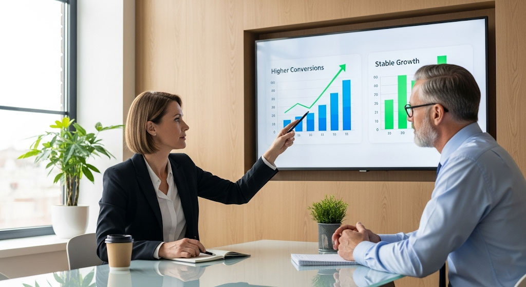 Convert website visitors 