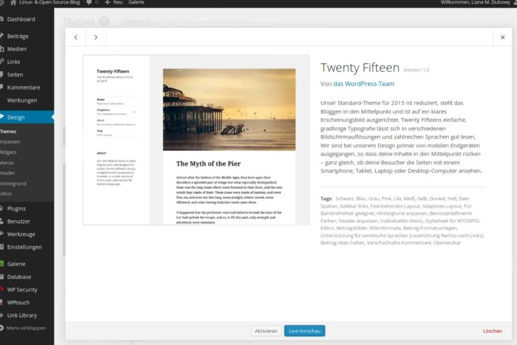 How to edit header in wordpress