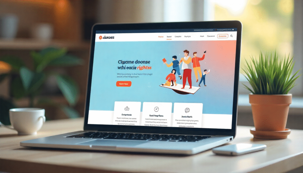 wordpress landing page