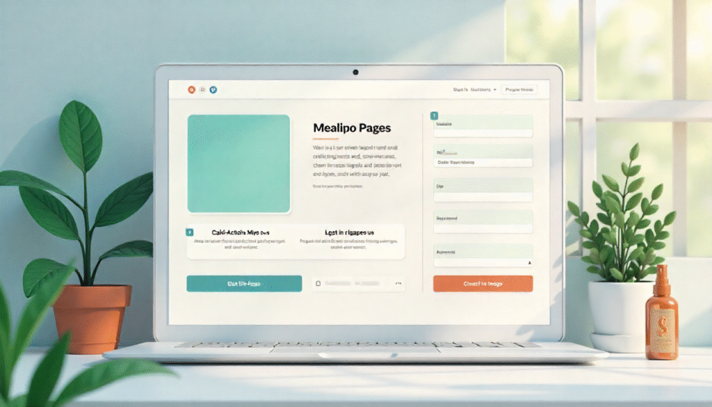 wordpress landing page