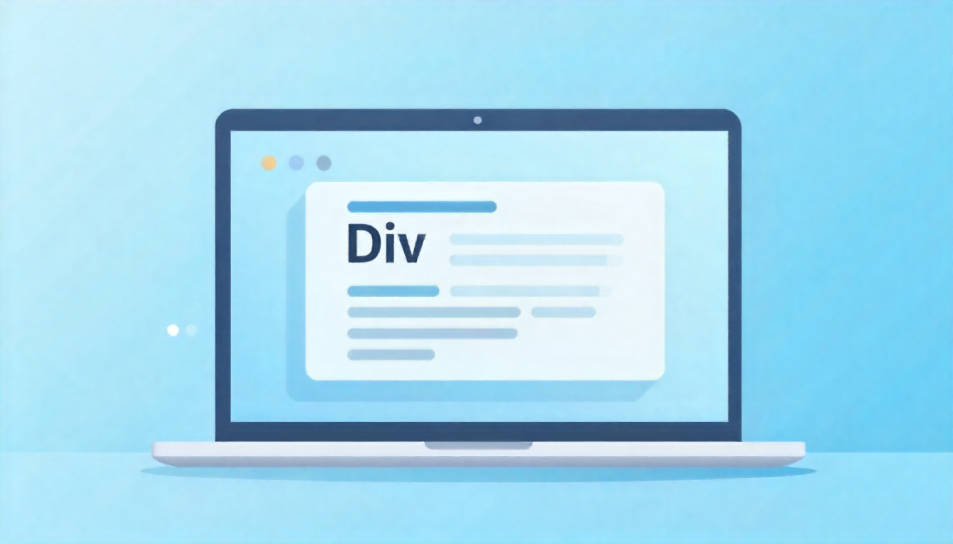 What Is Div in HTML - Easy Web Guide