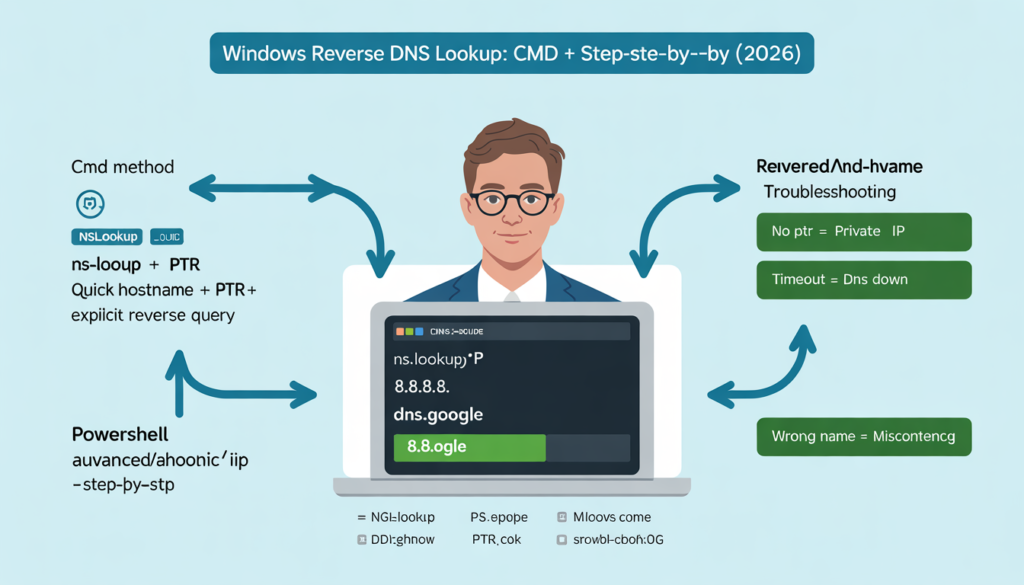 Reverse DNS Lookup Command