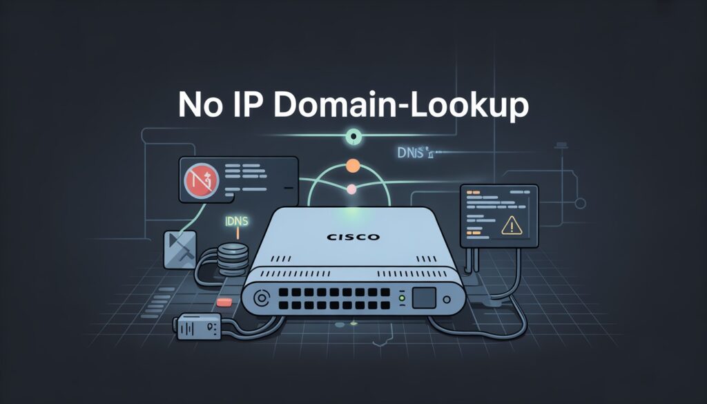 Disable DNS Lookup Cisco