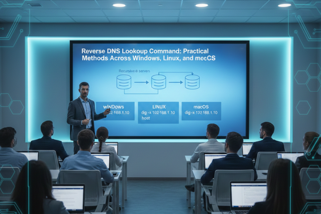 Reverse DNS Lookup Command