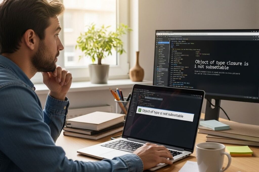 Object of Type Closure is Not Subsettable