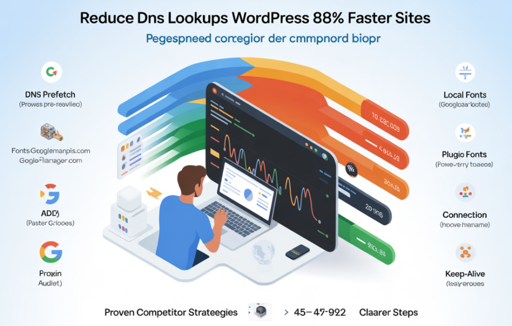 how to reduce dns lookups wordpress