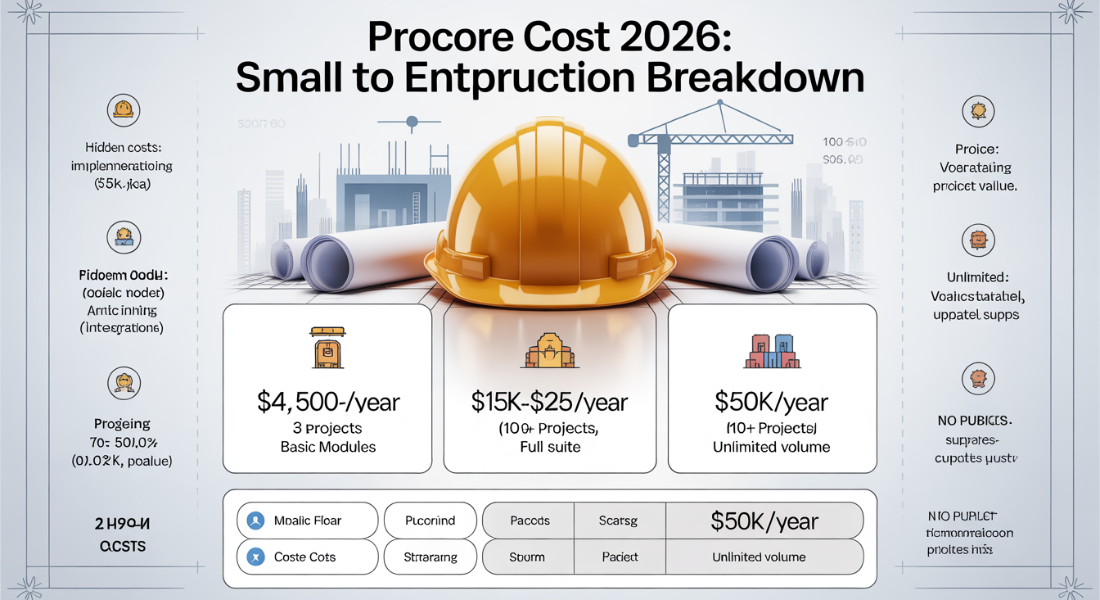cost of procore construction software