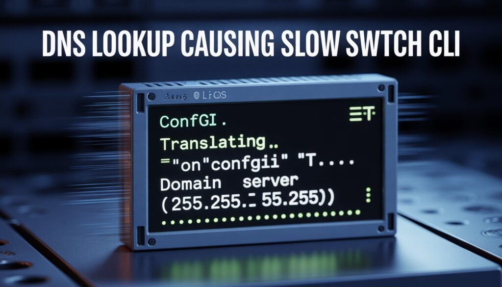 How to Disable DNS Lookup on Switch