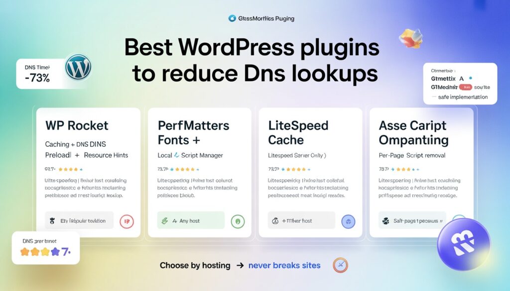 how to reduce dns lookups wordpress