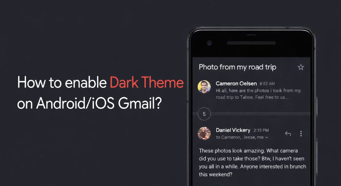 Gmail Dark Theme Android